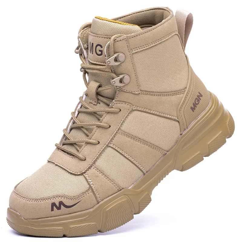 Camouflage Steel Toe Boots 6