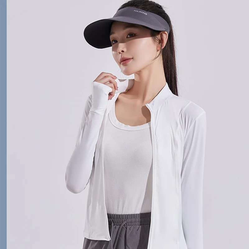 Women's Cycling Jacket SPF 50+ Sun Sunscreen Long Sleeve sports jacket women sports jacket sunscreen coat