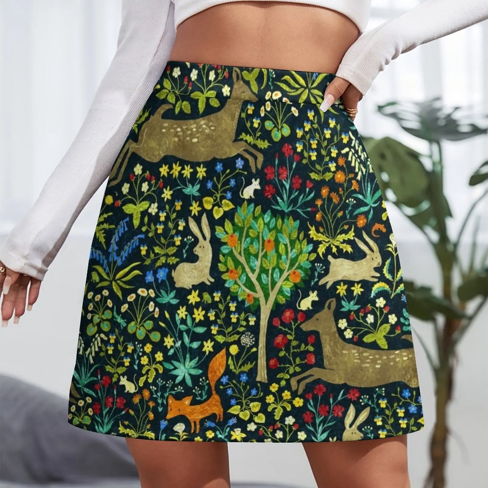 Arazzo Medievale Mini Skirt japanese kawaii clothes modest skirts for women Miniskirt woman