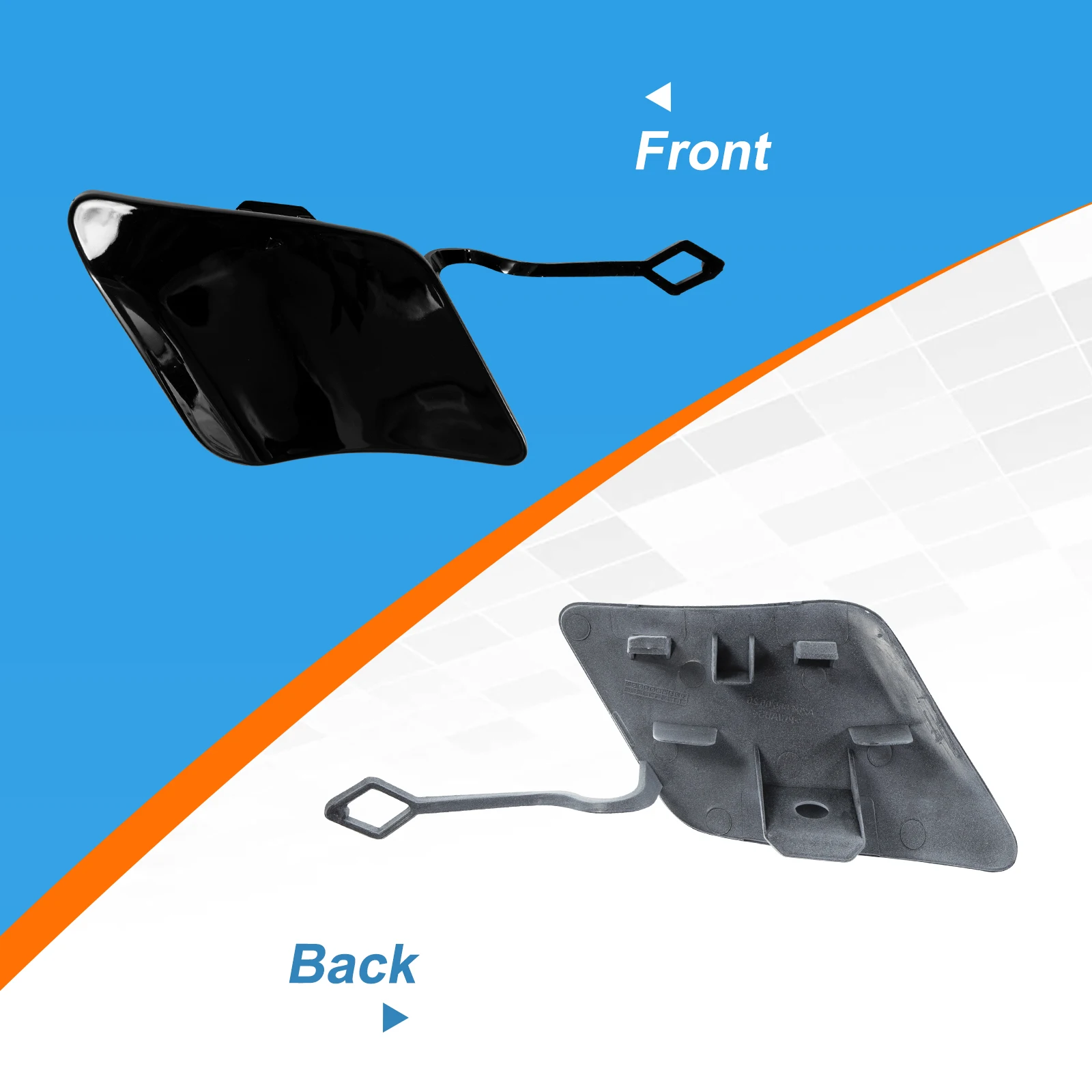 Front Bumper Tow Hook Cover Cap Eye For Mercedes-Benz C-Class AMG W204 2011 2012 2013 2014 Fit C250 C350 2048850526 A2048850526