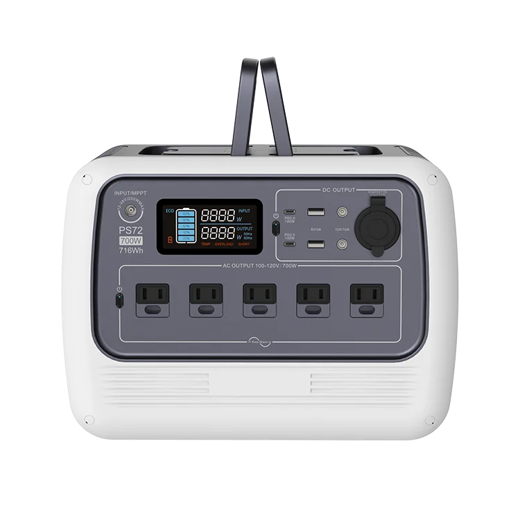 

Оптовая продажа, резервный Портативный Аккумулятор LiFePO4 PS72 мощностью 700 Вт, инверторный генератор солнечной батареи
