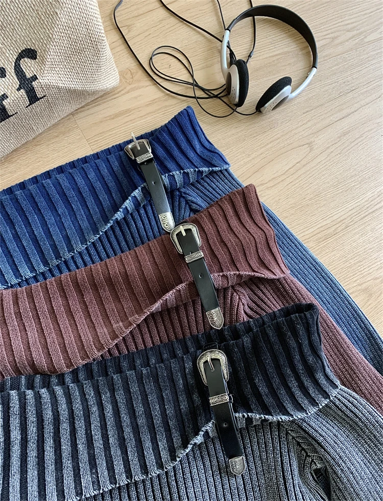 S9769e7385c12465d9a1c8d1b8fd6d3bft Fashion Simple Classical Knitted Sweater Slash Neck Off Shoulder Long Sleeve Pullovers Flare Sleeve Autumn Winter Y2K Streetwear Mallzona