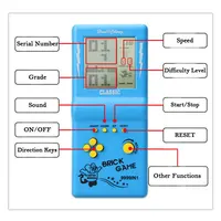 Joueurs de jeu portables rétro classiques pour Console Tetris grand écran Machine de jeu de poche nostalgique pour enfants jouets de Puzzle pour enfants 5