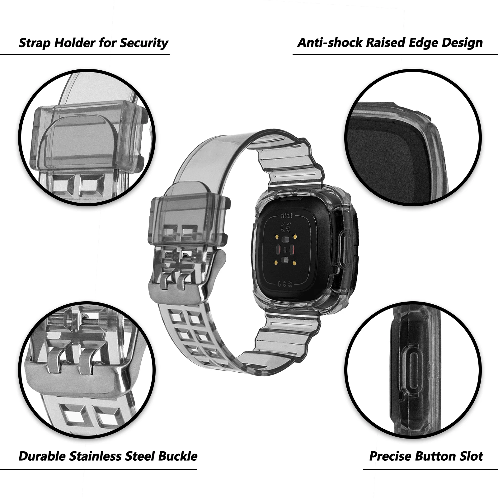 Fitbit Versa 3 4  Ʈ ġ ü Ǹ Ʈ,   , Fitbit Sense/Sense 2 