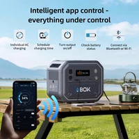 Station d'alimentation ABOK Ark2500 2500W, générateur solaire AC, batterie LiFePO4 2160Wh, 4000+ cycles, pour la maison, le camping et les activités de plein air 4