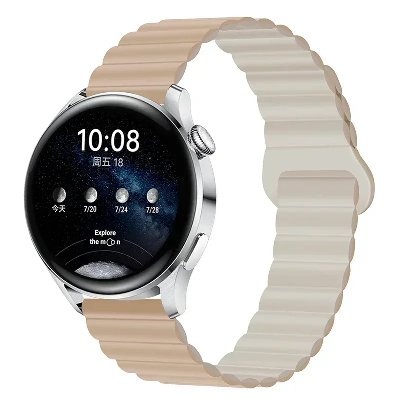 Magnetic Loop Silicone Watchband Strap