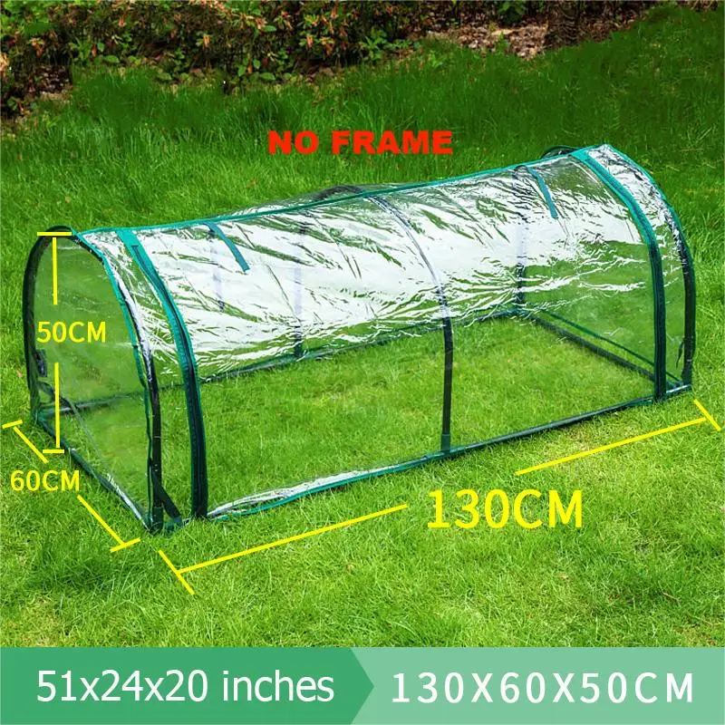 VOKANDA Greenhouse Plastic Cover Flowerpot Cover Vinyl House Mini
