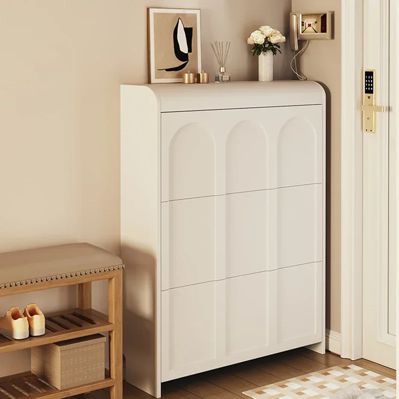 

Шкаф-органайзер для обуви, шкафы для хранения обуви в спальне, роскошные индивидуальные шкафы для дома, белого цвета