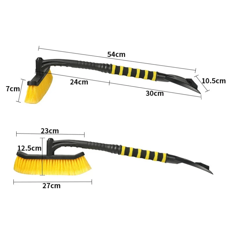 Car Snow Scraper Sweeping Shovel for Winter with EVA Foam Handle Auto Cleaning Brush Ice Scraper Remover Auto Windshield images - 6