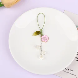 Cute Japanese Strawberry Cake Phone Charm Strap Lanyard - Adorable and Trendy Accessory for Keys and Mobile Devices (1pcs)