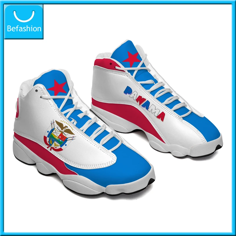 Dropshipping Print On Demand Central America Belize Costa Rica Guatemala Honduras Panama Flag Custom Sneaker Shoes Free Shipping