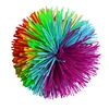 Rainbow Rubber Stringy Balls Sensory Fidget Toys For Kids Party Favors Classroom Prizes School Gifts For Students Outdoor Fun 5
