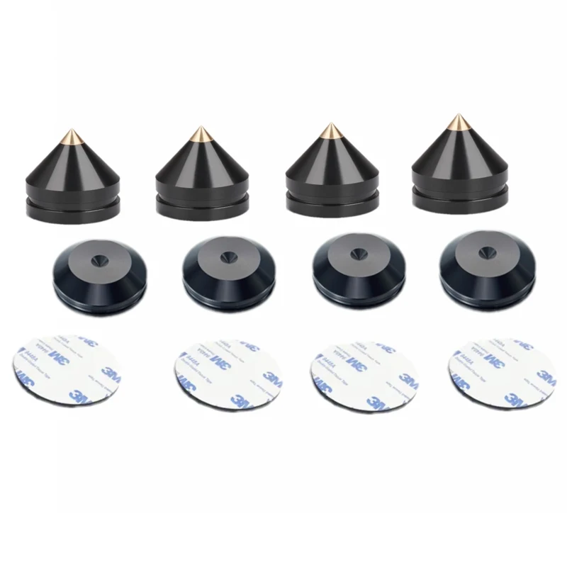 Speaker Stand Feet Foot Pad Aluminium Alloy Metal Spikes