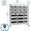 Heavy Duty NSF Bin Rack Solid Steel Wire Shelving Storage Unit, Patented Organizer for Garage, Warehouse, Office, Restauran 2