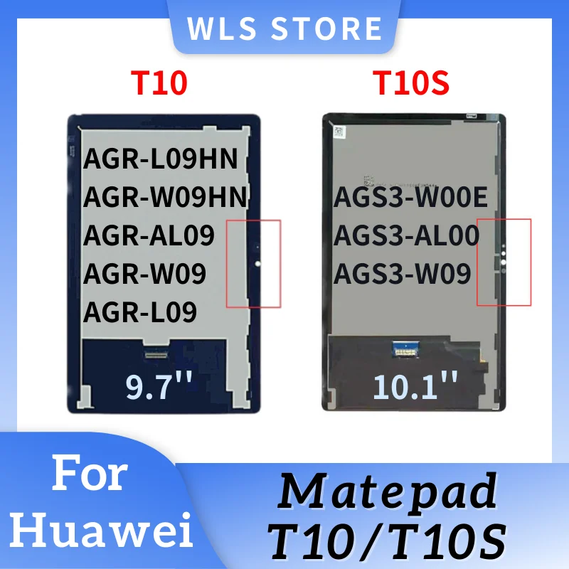 

LCD Display For Huawei MediaPad MatePad T10 T10s T 10 AGR-L09 AGR-W09 AGR-AL09 AGS3-L09 AGS3-W09 Touch Screen Digitizer Assembly