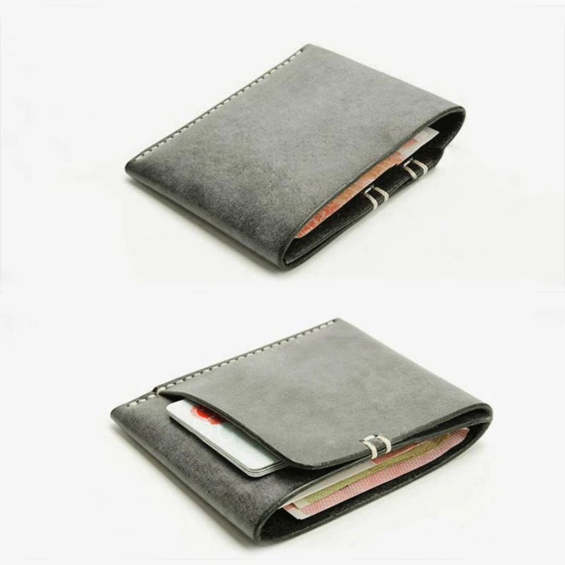 NUBECOM Wallet Card Bag, Handmade Paper Stencil, Leather Template, DIY Leathercraft Tool, Practical Leather Pattern Supplies