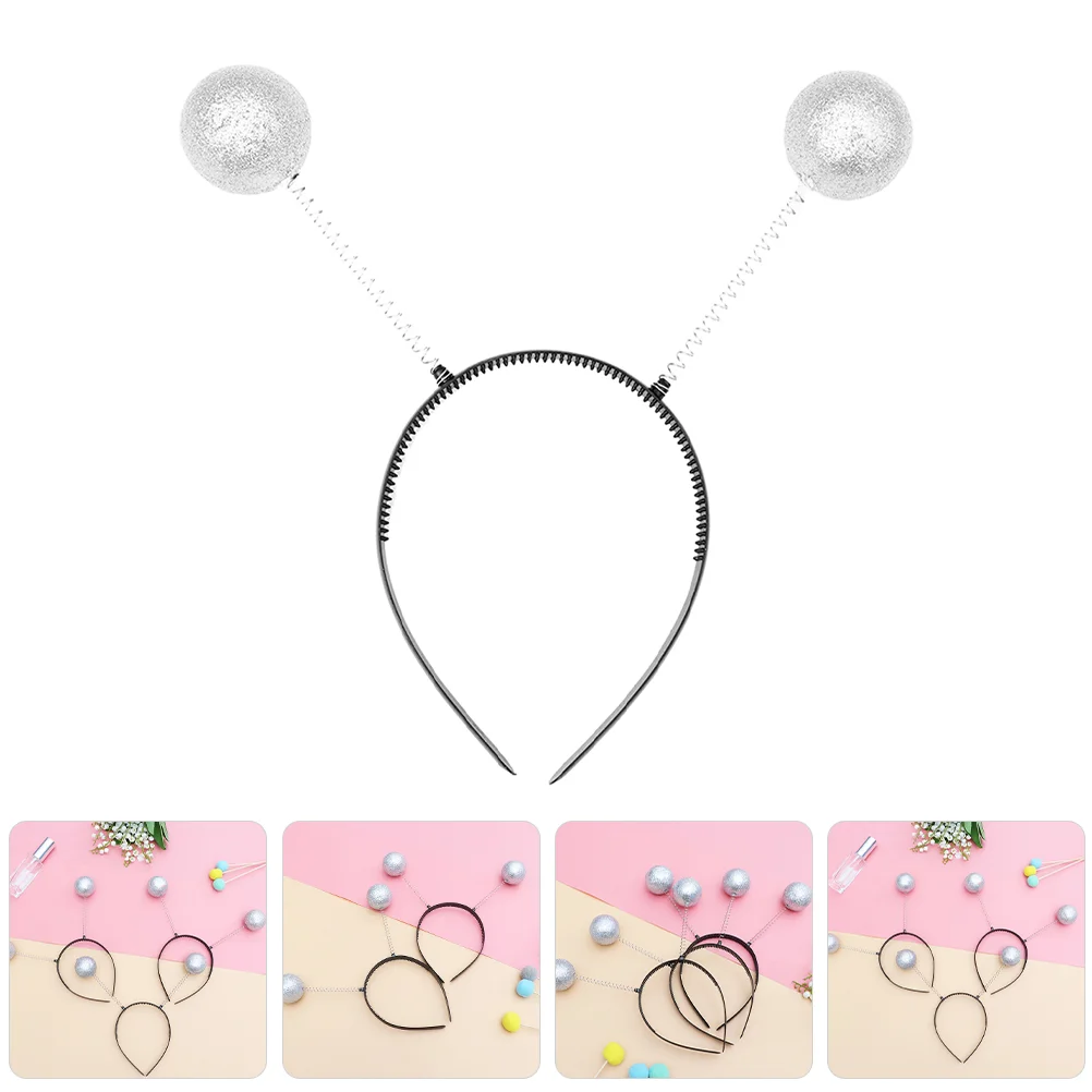 Alien Antenna Headband Martian Headband Glitter Ball HairHoop Cosplay Space Theme Party Prop unicorn headband,birthday headband set,sunflower head set