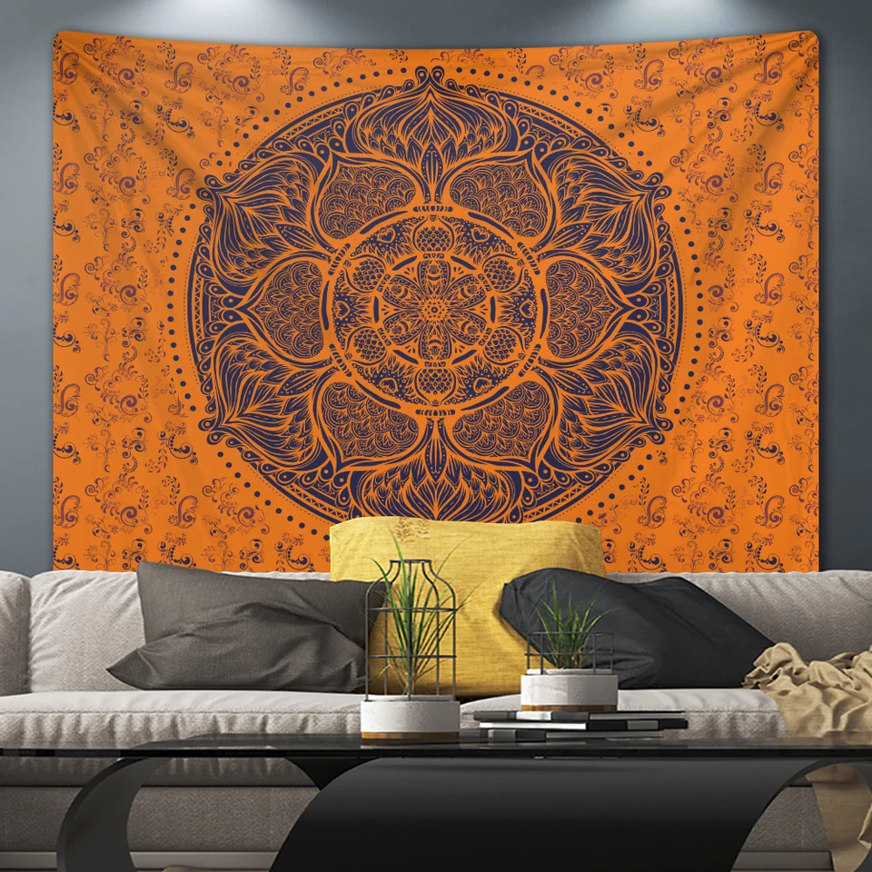 Loussiesd, coperta in pile con motivo mandala bohémien, con stampa floreale, per bambini, donne, adulti, stile boho, esotico, sherpa, coperta vintage con fiori fuzzy per divano letto, divano e letto