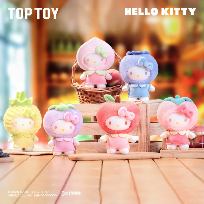 Miniso Hellokitty Fruit Paradise Series Vinyl Plush Blind Box Cute