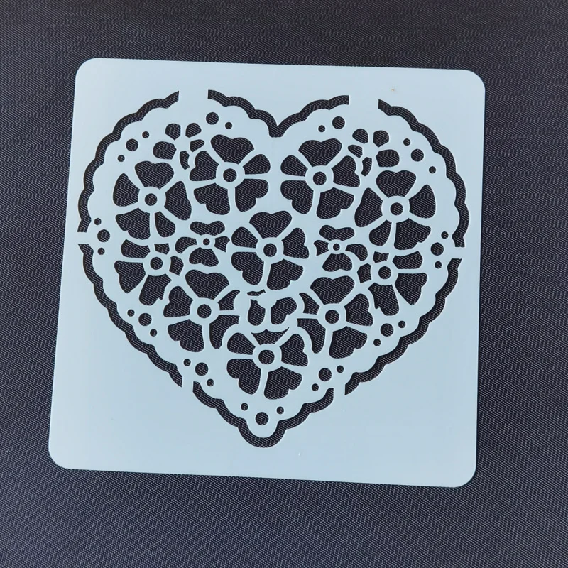 

13cm Heart DIY Layering Stencils for scrapbook/photo album Painting Scrapbook Coloring Embossing Album Decorative Template