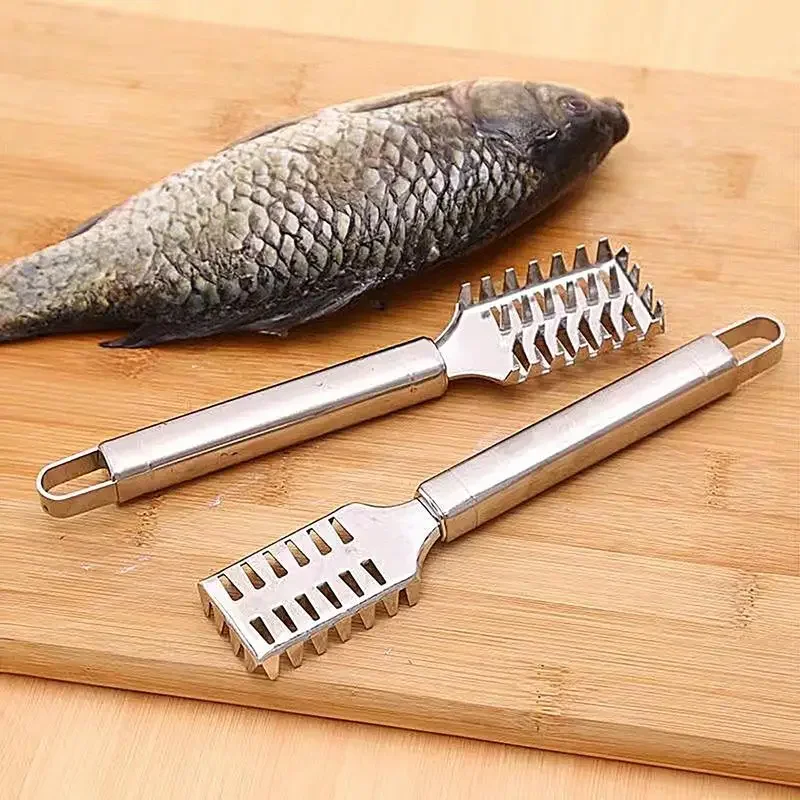 Stainless Steel Fast Cleaning Fish Peeler Scale Remover 1pc