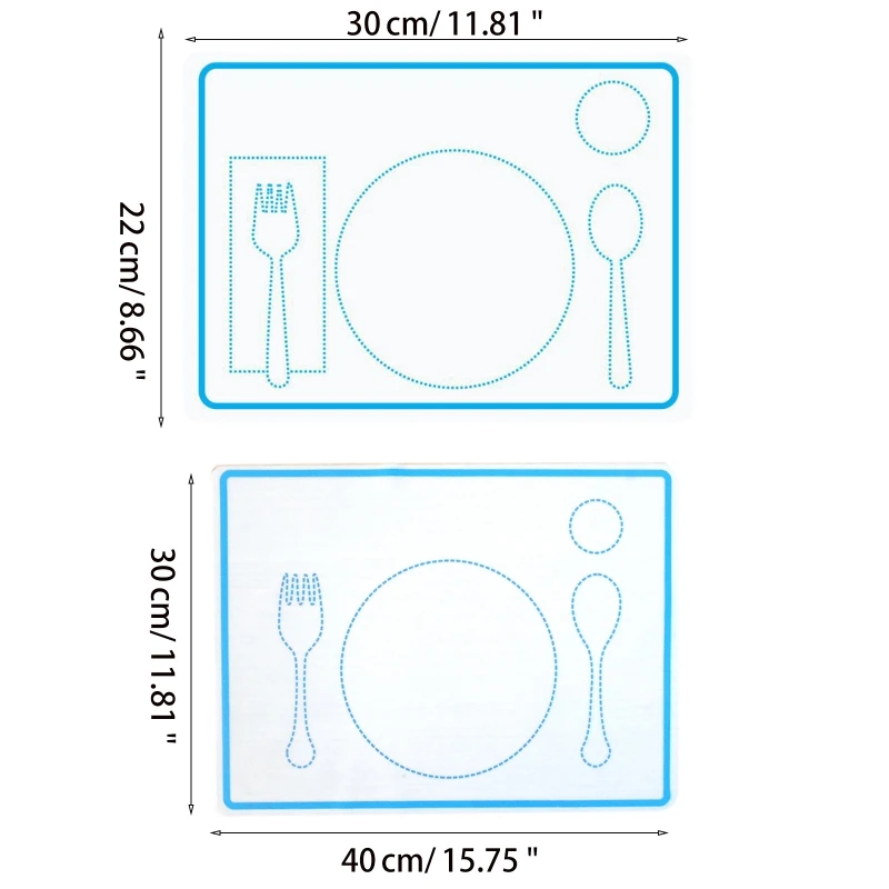 Baby Sensory Placemat Silicone Food Mat Matching Toy Sorting Developmental Early Learning Montessori Toy for Preschools images - 6