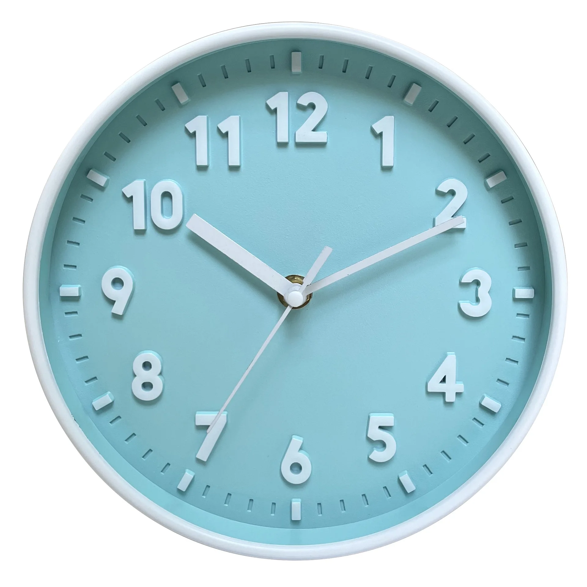 Minimalist Small Wall Clocks With Frame Transparent Plastic Candy