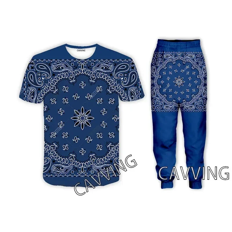 Crips Gang & Blood Gang 3D Print Casual T-shirt + Pants