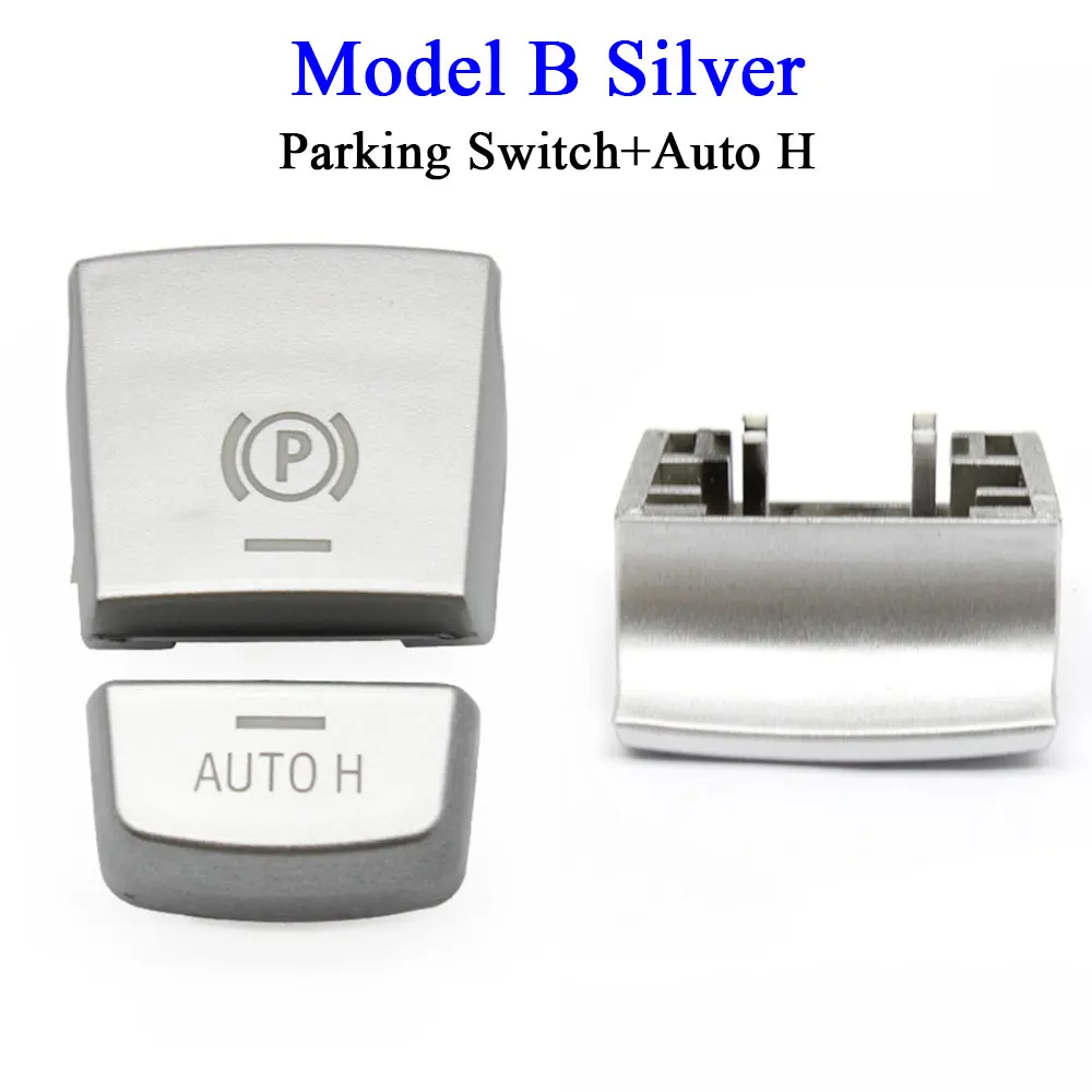 Sleek Electronic Parking Brake Switch Handbrake Cover - Premium Auto H Button Design