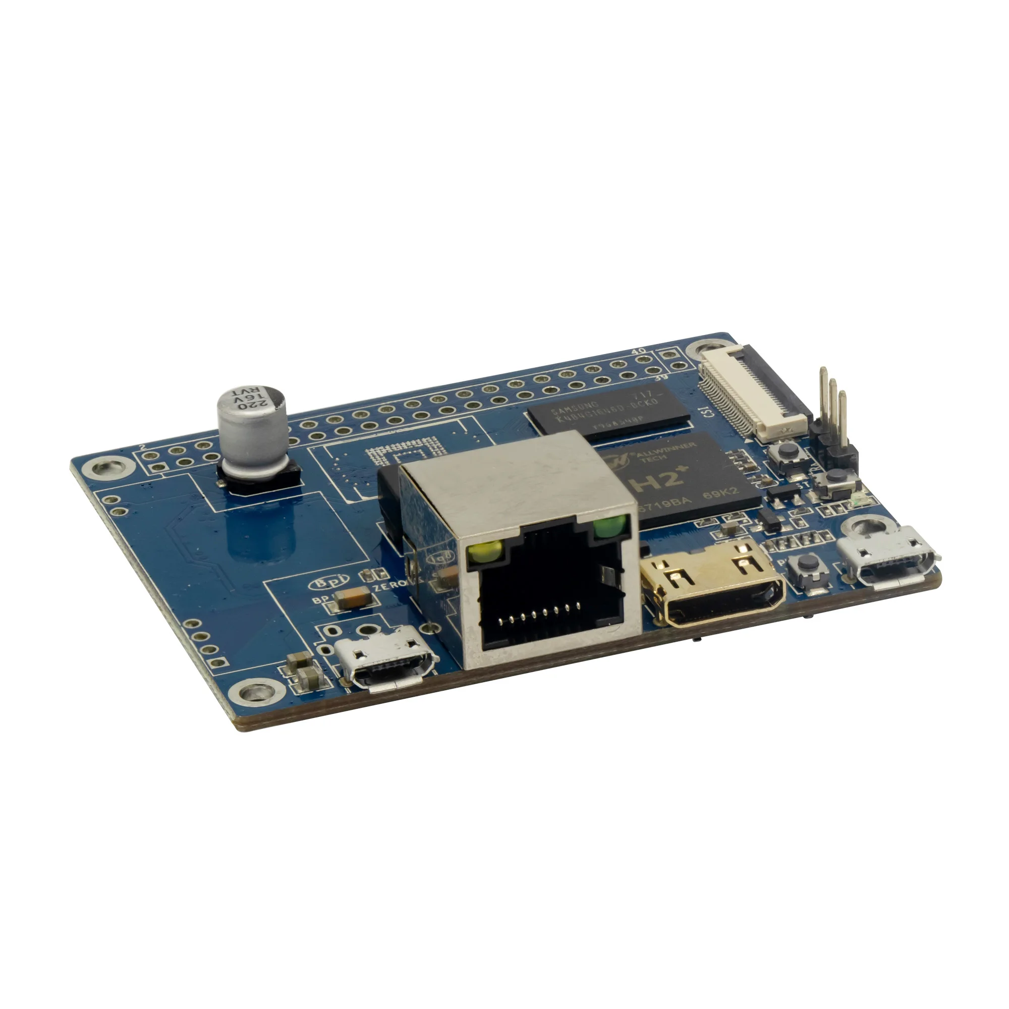 Banana Pi BPI-P2 Maker H2+ Quad-core Cortex-A7 Mali400MP2 512M DDR3 With TF card Support PoE Android Linux Single Board Computer