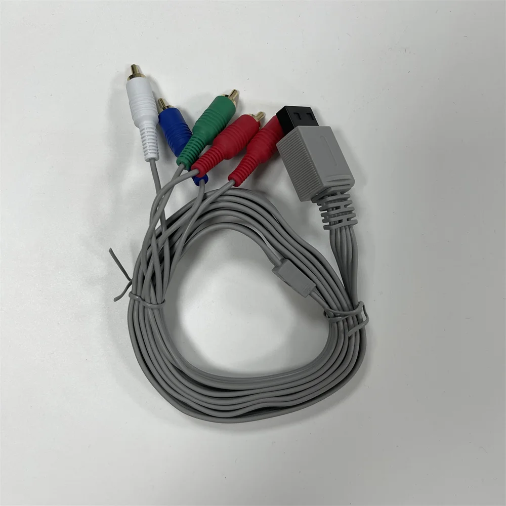 

100 шт. компонентов HDTV 1080P AV аудио 5RCA кабель-адаптер для консоли Wii