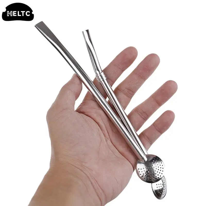 Handmade Mate Tea Bombilla Gourd Washable Tea Tool Creative Stainless Steel Hot Drinking Straw Filter Pajita Portatil