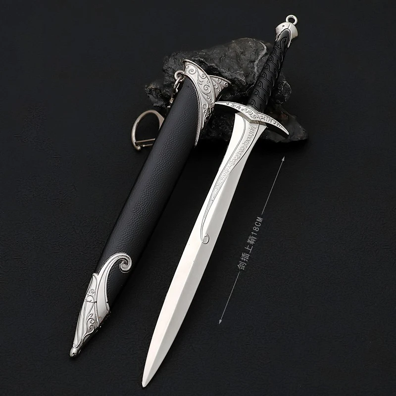 指輪物語 スティング短剣レプリカ - 18cm (7.08インチ) 亜鉛合金