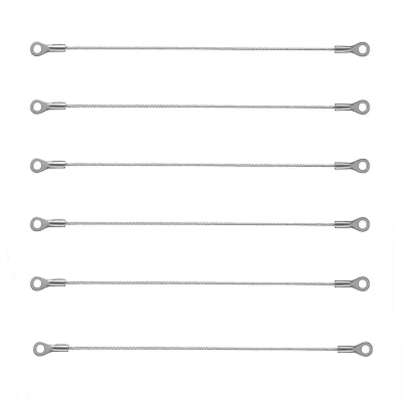 

6Pc Cabinet Door Restraint Lanyard Cable Cupboard Door Hinge Limiter Restrict Cabinet Door Swing Limit Opening Angle Marine Boat