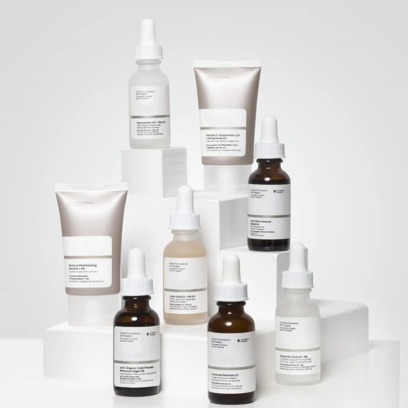 

30 мл Niacinamide кофеин Гиалуроновая кислота натуральные увлажняющие факторы гликолевая кислота Сыворотка для лица для баланса отбеливания уход за кожей
