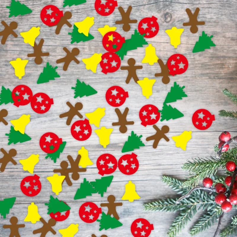 Yufana Kunststoff Schneeflocken Konfetti – 900 Stück Deko Für Weihnachten & Winterpartys
