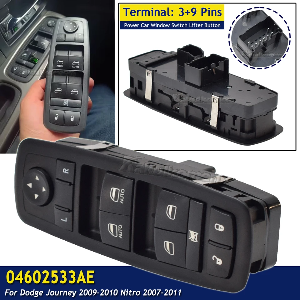 Window Switch Front Left Power Master Window Switch For Dodge Chrysler