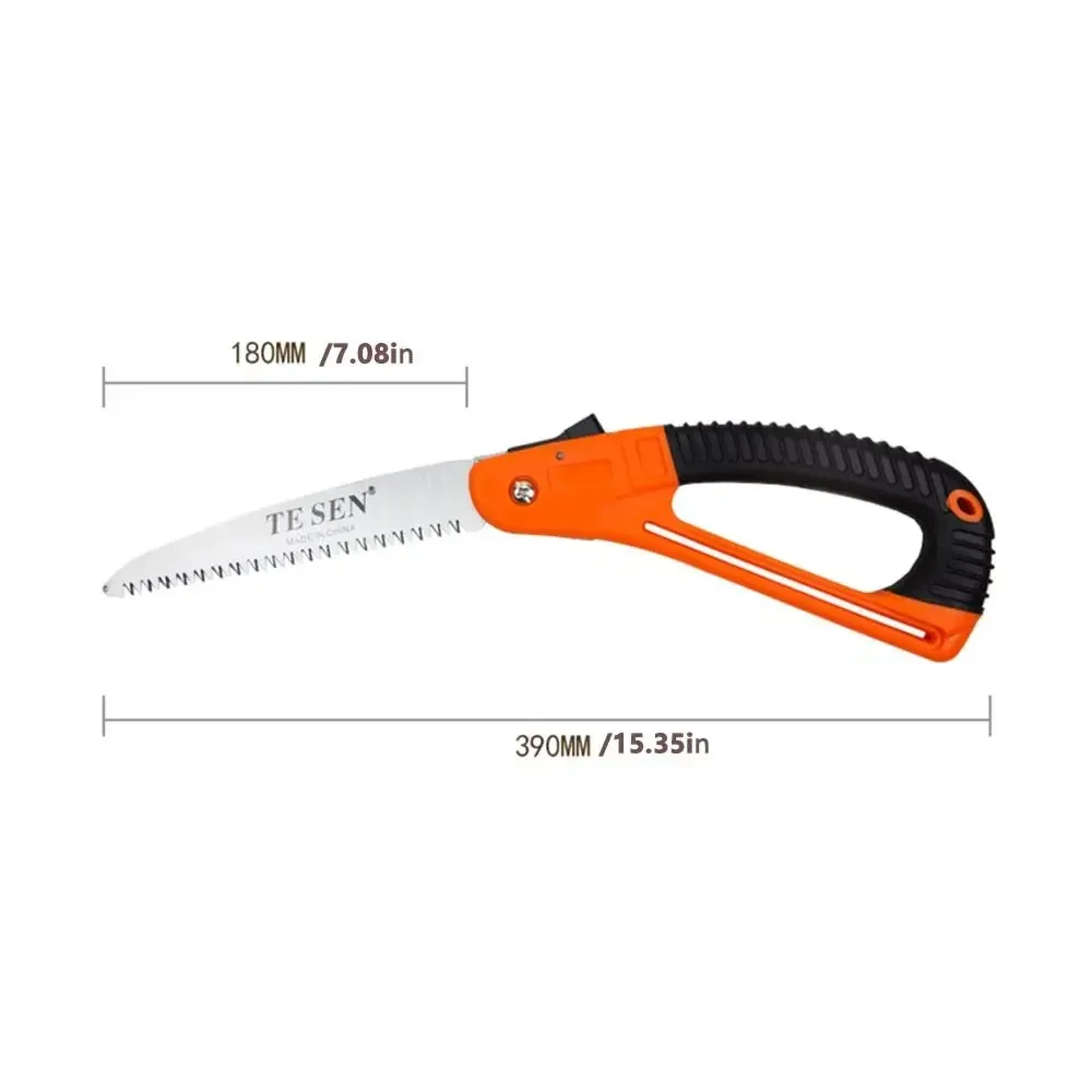 D-shaped Folding Carpentry Tree Tools Knife Saw Saw Mini Prunch Steel Outdoor Hand Saw Chopper Hacksaw Household Garden Hand