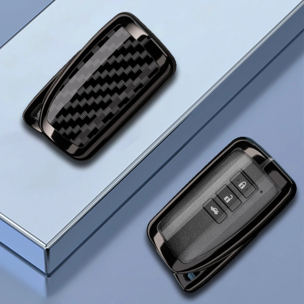 Premium Zinc Alloy Car Key Case Cover - Elegant and Durable Design