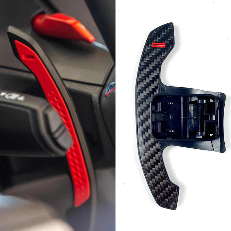 Carbon Fiber Paddle Shifter Steering Wheel Shifter steering wheel knob steering wheel booster ball steering wheel shifter steering wheel adapter steering wheel paddle extension steering wheel covers steering wheel controller steering wheel decorative strip steering wheels For BMW F30 F31 F32 F10 F20 F15 F16 G30 G20 Steering Wheel Extension Accessories