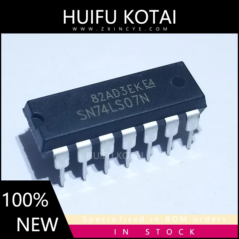 

2 шт. SN74LS07N DIP-14, Новые Товары в наличии