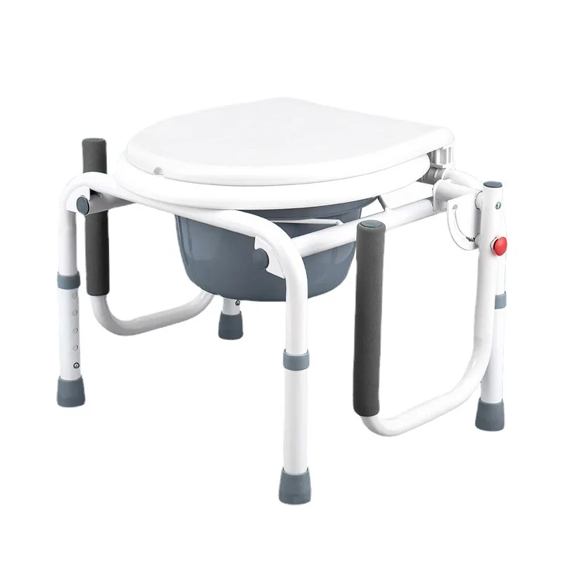Disabled Medical Suppliers commode toilet chair Support with bedpan for the Elderly and Adults 2