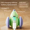 Interactive Cat Toy Electric Mouse Car Automatic Teaser Kitten Rechargeable Obstacle Avoidance Cat Car Toy for Indoor Smart Cats 5