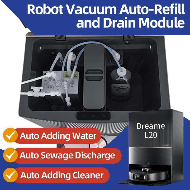 DreameL20L10L10sRobotVacuumWaterChangeKitAutoWaterRefilland