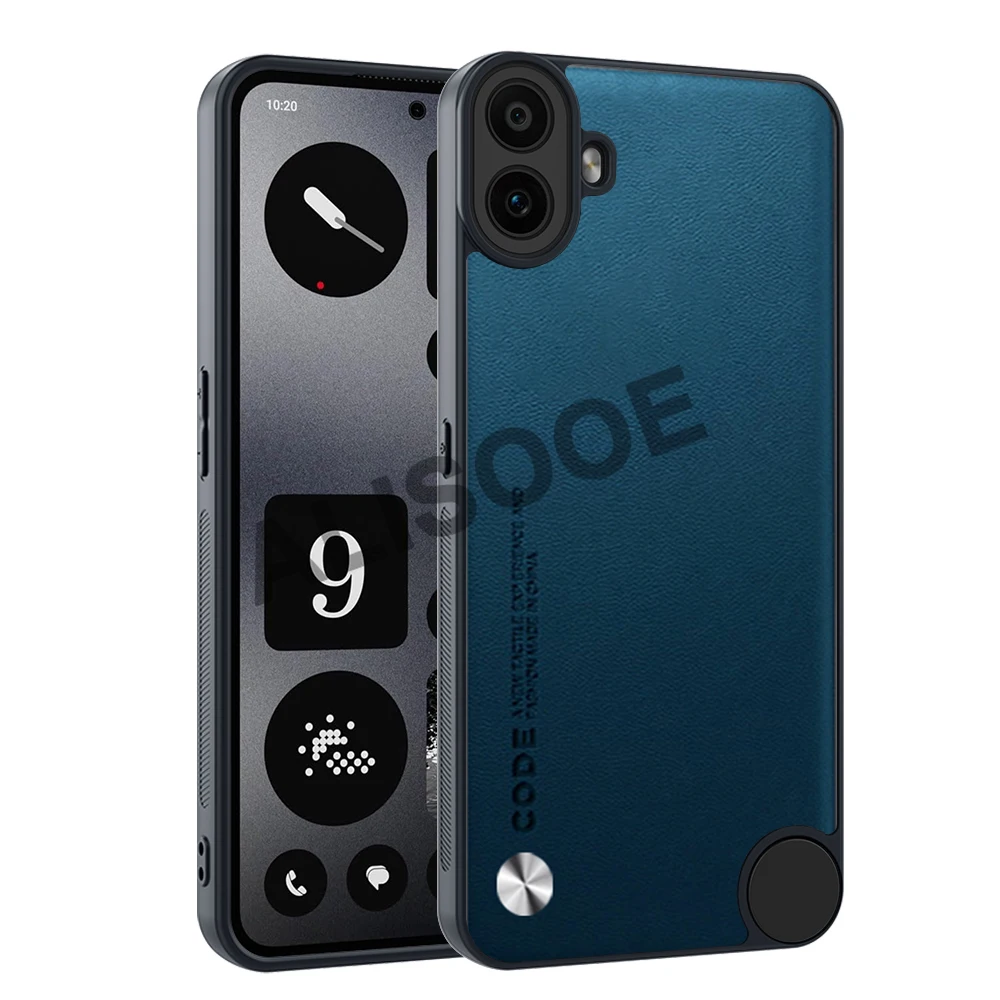 Luxury Shockproof PU-Leather Fiber Texture Phone Case Cover