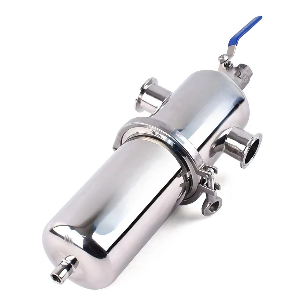 Industrielle Filtrationsausrüstung im neuen Zustand, 2 Mikron, feiner Vakuum, 10 Bar Druck, Luftkompressor, Pipeline-Dampffilter