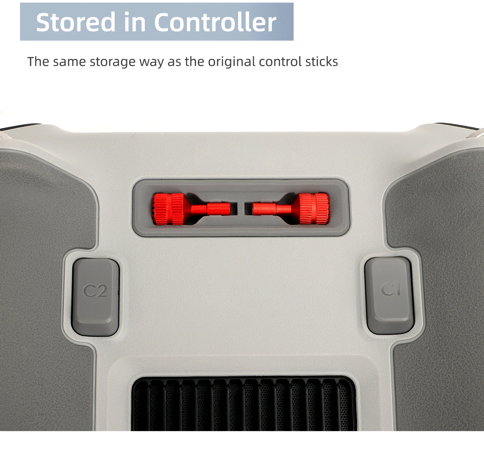 Joysticks Télécommande Drone en Alliage d'Aluminium - 2 Paires