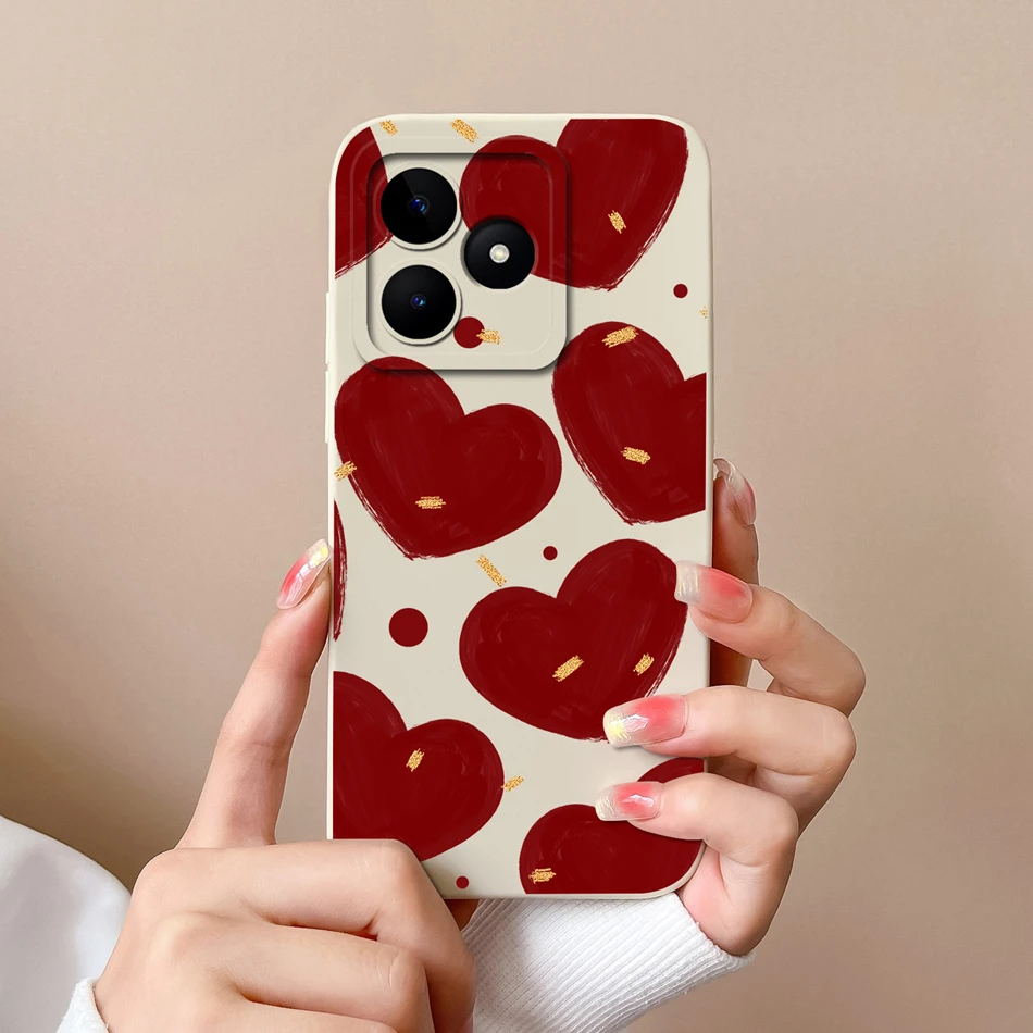 Cute Cat Soft Liquid Silicone Bumper Back Cover - Full Protection Phone Case