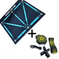 Enhanced Football Training Dribble Mat - Non-Slip, Foldable for Indoor and Outdoor Use, Suitable for Kids and Adults (Mat Belt)