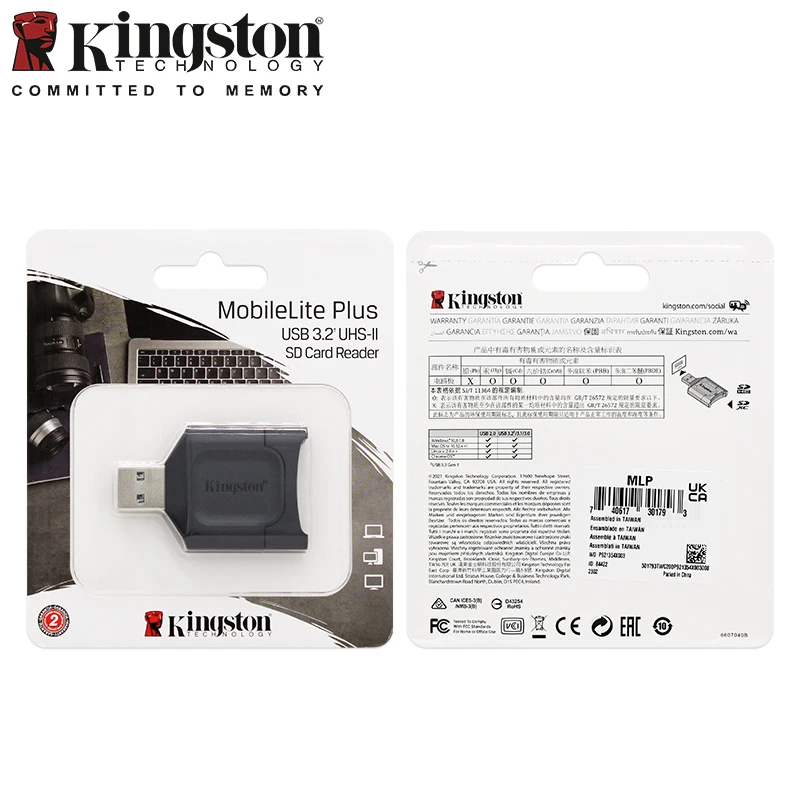Kingston MobileLite Plus USB 3.2 SDHC/SDXC Lettore Di Schede SD Sony MRW-S1 UHS-II - Velocità Super Rapida Memory Card Reader - Foto 3